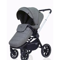 Универсальная коляска Rant MOWbaby Zoom PU (2 в 1, silver grey) - Изображение №7 — Chaika Market