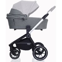 Универсальная коляска Rant MOWbaby Zoom PU (2 в 1, silver grey) - Изображение №9 — Chaika Market