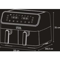 Аэрогриль (аэрофритюрница) GFgril GFA-8000 - Изображение №14 — Chaika Market