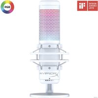 Проводной микрофон HyperX QuadCast S (белый) - Изображение №2 — Chaika Market