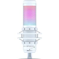 Проводной микрофон HyperX QuadCast S (белый) — Chaika Market