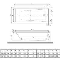Ванна Excellent Wave slim 180x80 - Изображение №6 — Chaika Market