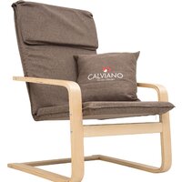 Интерьерное кресло Calviano Soft 1 (коричневый) — Chaika Market