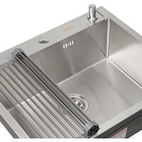 Кухонная мойка ARFEKA ECO AR мойка 600*500, роллер-мат, дозатор SATIN - Изображение №8 — Chaika Market