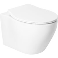 Унитаз подвесной Saniteco KW-99046 в комплекте с инсталляцией + Marberg 507 RD MT-BL + Marberg 507 - Изображение №8 — Chaika Market