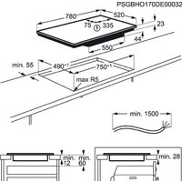 Варочная панель Electrolux EIV83443BW - Изображение №3 — Chaika Market