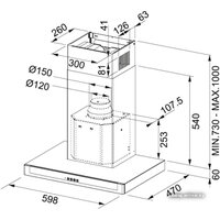 Кухонная вытяжка Franke FNE 605 XS (110.0260.652) - Изображение №4 — Chaika Market