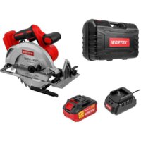 Дисковая (циркулярная) пила Wortex CCS 1819-1 1329533 (с 1-м АКБ, кейс) — Chaika Market