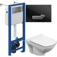 Унитаз подвесной Cersanit Carina S-MZ-CARINA-XL-COn-S-DL-w + IN-MZ-VECTOR + BU-ACT/Blg/Gl — Chaika Market