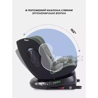 Детское автокресло Rant Helix Isofix AY819 (зеленый) - Изображение №6 — Chaika Market