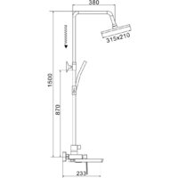 Душевая система  Rose R1836C - Изображение №3 — Chaika Market