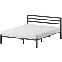 Кровать Домаклево Сталь 180x200 (черный) - Изображение №2 — Chaika Market