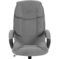 Офисное кресло TetChair Oreon metalBL велюр (серый, 29) - Изображение №6 — Chaika Market