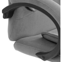 Офисное кресло TetChair Oreon metalBL велюр (серый, 29) - Изображение №7 — Chaika Market