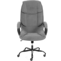 Офисное кресло TetChair Oreon metalBL велюр (серый, 29) - Изображение №5 — Chaika Market