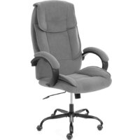 Офисное кресло TetChair Oreon metalBL велюр (серый, 29) — Chaika Market