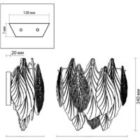 Бра Odeon Light Lace 5052/3W - Изображение №5 — Chaika Market
