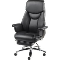 Офисное кресло Norden Парламент H-2021-35 leather (натуральная кожа, черный) - Изображение №1 — Chaika Market