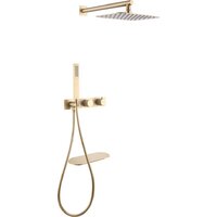 Душевая система  Abber Rund AF8750G (золото матовое) — Chaika Market