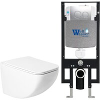Унитаз подвесной Saniteco KW-99048 + 497 + RD-CR — Chaika Market