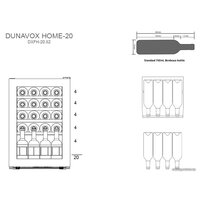 Винный шкаф Dunavox DXFH-20.62 - Изображение №6 — Chaika Market