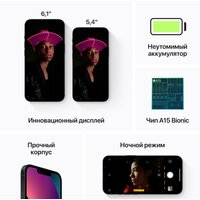 Смартфон Apple iPhone 13 128GB Восстановленный by Breezy, грейд B (полуночный) - Изображение №7 — Chaika Market