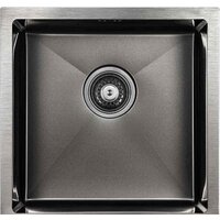 Кухонная мойка Paulmark Next 44 Uni PM214444-GM (черный/вороненая сталь) — Chaika Market