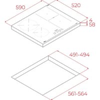 Варочная панель TEKA IBF 64210 SSM BK - Изображение №8 — Chaika Market