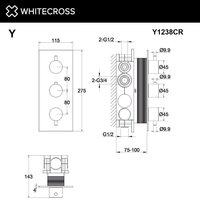 Смеситель Whitecross Y Y1238CR (хром) - Изображение №3 — Chaika Market