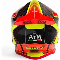 Мотошлем AIM RH855 Fiber Glass Swift RH855S-BYB-L (L, желтый/черный) - Изображение №4 — Chaika Market