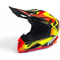 Мотошлем AIM RH855 Fiber Glass Swift RH855S-BYB-L (L, желтый/черный) - Изображение №2 — Chaika Market