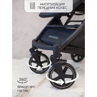 Коляска прогулочная «книга» Amarobaby Airy (черный) - Изображение №18 — Chaika Market