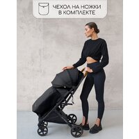 Коляска прогулочная «книга» Amarobaby Airy (черный) - Изображение №25 — Chaika Market