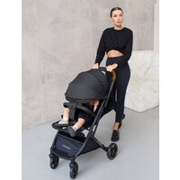 Коляска прогулочная «книга» Amarobaby Airy (черный) - Изображение №6 — Chaika Market