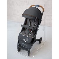 Коляска прогулочная «книга» Amarobaby Airy (черный) - Изображение №26 — Chaika Market