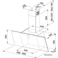 Кухонная вытяжка Franke FPJ 615 V BK A (110.0361.890) - Изображение №4 — Chaika Market