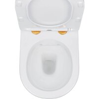 Унитаз подвесной Roxen Antares Gold в комплекте с инсталляцией StounFix Dual Fresh 6 в 1 968460 (кнопка: брашированное золото) - Изображение №11 — Chaika Market