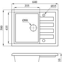 Кухонная мойка БелЭворс Vega R + смеситель W74004-2 + дозатор L405F (черный) - Изображение №10 — Chaika Market