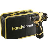 Дрель-шуруповерт Hanskonner HCD1645BLC (с 2-мя АКБ, сумка) — Chaika Market