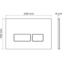 Инсталляция для унитаза Roxen StounFix Dual Fresh 852222 - Изображение №11 — Chaika Market