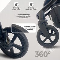 Коляска прогулочная «книга» Sweet Baby Unica (оливковый зеленый) - Изображение №9 — Chaika Market