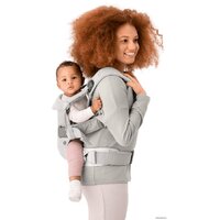 Рюкзак-переноска BabyBjorn One Air Mesh (серебристый) - Изображение №4 — Chaika Market