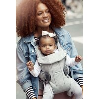 Рюкзак-переноска BabyBjorn One Air Mesh (серебристый) - Изображение №8 — Chaika Market