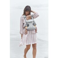 Рюкзак-переноска BabyBjorn One Air Mesh (серебристый) - Изображение №9 — Chaika Market