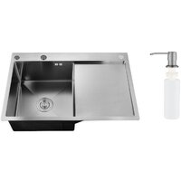 Кухонная мойка РМС MRK-7851BL-L (с дозатором) — Chaika Market