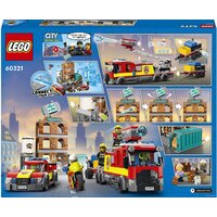 Конструктор LEGO City 60321 Пожарная команда - Изображение №38 — Chaika Market
