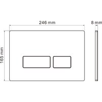 Унитаз подвесной Roxen Porto One Rimless 6 в 1 StounFix Dual Fresh 580109 (кнопка: черный матовый) - Изображение №22 — Chaika Market