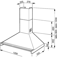 Кухонная вытяжка Smeg KD120HXE - Изображение №3 — Chaika Market