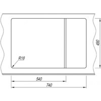 Кухонная мойка ARFEKA ZIA 76 Wet Graphite - Изображение №6 — Chaika Market