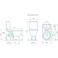 Унитаз напольный Rosa Премьер-люкс - Изображение №2 — Chaika Market